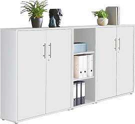 Aktenschrank Office Edition Sw Set 8 Weiß