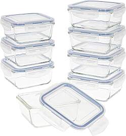 AKTIVE Max Home Pack 8 luftdichte Glasbehälter,