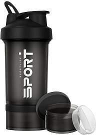 Alaoo Protein Shaker, 2 Stück 500ml Proteinshaker 