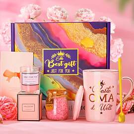 ALBISS Oma Geschenk zum Geburtstag Geschenkset,