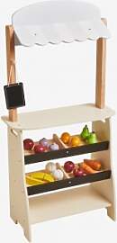 Aldebara Kindermarkt Aus Ökologischem Holz Braun
