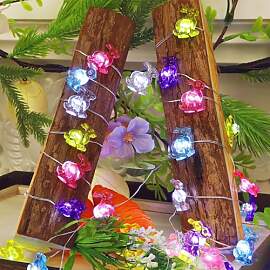 ALEGRE® Hasen Lichterkette Ostern, 2M 20 LED