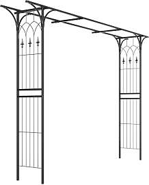 ALEOS. Eleganter XXL Rosenbogen Rankhilfe Pergola