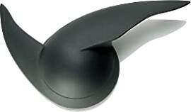 Alessi 05 G Walter Wayle II, Wanduhr aus ABS, grau