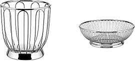 Alessi 370/19 - Designdrahtvertrag Zerquetscht,