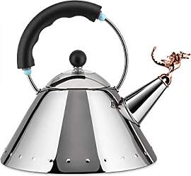 Alessi 9093REX B Tea Rex Wasserkessel - Edelstahl