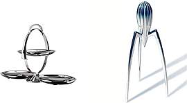 Alessi Anna Gong AM37 Etagere, Edelstahl, 3,2 x 21 