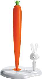 Alessi ASG42 W Bunny Carrot Küchenrollenhalter
