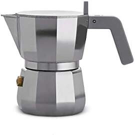 Alessi DC06/3 Espresso-Kaffeemaschine, Aluminium,