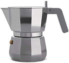 Alessi DC06/3 Espressokocher Aluminium, Grau