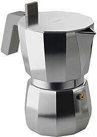 Alessi DC06/6 Espressokocher aus Aluminium, Silber 