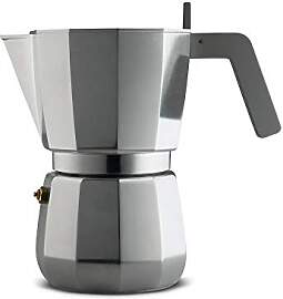 Alessi DC06/9 FM Espressokocher, Edelstahl, 12 cm