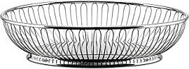 Alessi Drathkorb, oval aus Edelstahl