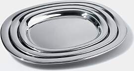 Alessi JM13/30 L Servierplatte - Edelstahl 18/10