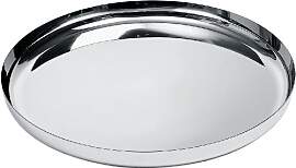 Alessi JM14/35 L Tablett, rund - Edelstahl 18/10
