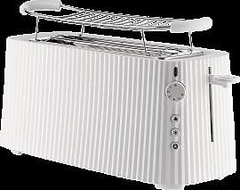 Alessi Plissé Toaster Doppel Weiß
