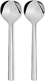 Alessi REB09/14 Ovale Salatbesteck aus Edelstahl
