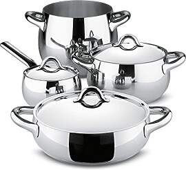 Alessi SG100S7 Mami Topf, Kasserolle mit zwei