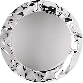 Alessi Tablett, rund aus Edelstahl