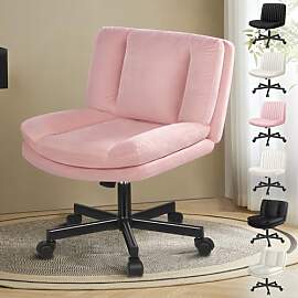 ALFORDSON Bürostuhl mit gekreuzten Beinen,