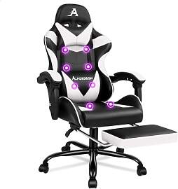 ALFORDSON Gaming-Massagestuhl, Racing-Stuhl mit