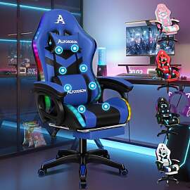 ALFORDSON Gaming Stuhl Gamer Stühle RGB LED