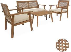 Alice's Garden Gartengarnitur aus Holz und