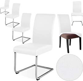 Alishomtll Stretch PU Stuhlhussen 6er Set