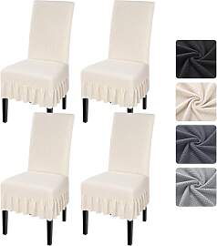 Alishomtll Stuhlhussen 4er Set, Stretch Universal