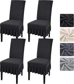 Alishomtll Stuhlhussen 4er Set, Stretch Universal