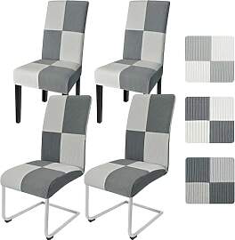 Alishomtll Stuhlhussen 4er Set Universal Stretch