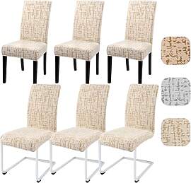 Alishomtll Stuhlhussen 6er Set Universal Stretch