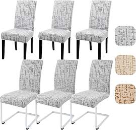 Alishomtll Stuhlhussen 6er Set Universal Stretch