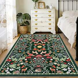Alishomtll Wohnzimmer Kurzflor Teppich,