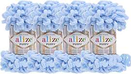 Alize Puffy Baby Big Loop Decke Garn, 100 %