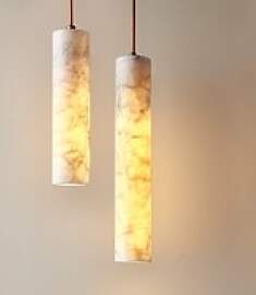 Alle Kupfer Marmor Led Anhänger Lampe Einfache