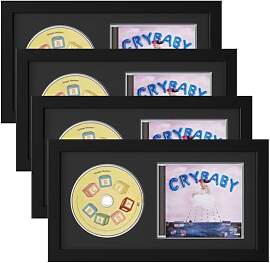 Allenkwok CD-Display-Rahmen aus Massivholz für