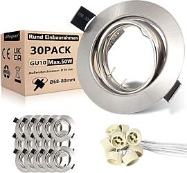 Allesgute 30er Set Einbaustrahler GU10