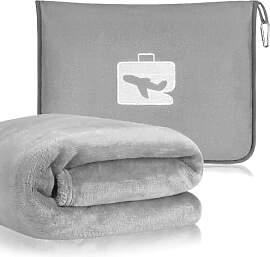 Alleshelfer Reisedecke, Kissen Decke 2 in 1,