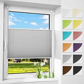 Allesin Plissee ohne Bohren Plissees Klemmfix