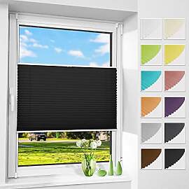 Allesin Plissee ohne Bohren Plissees Klemmfix
