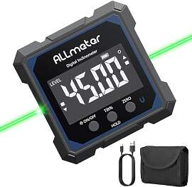 ALLmeter Digitaler Winkelmesser mit Laser,