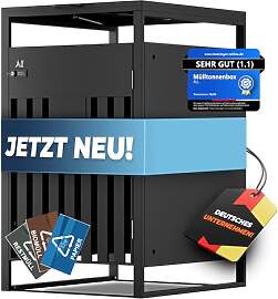 ALL Premium Mülltonnenbox 1er – Abschließbar