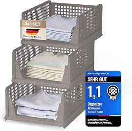 Ally Maison® Schrank Organizer 3er Set (Faltbar