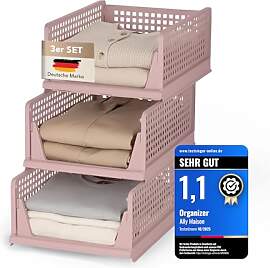 Ally Maison® Schrank Organizer 3er Set (Faltbar