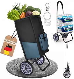 Allyson® Einkaufstrolley klappbar, Einkaufswagen