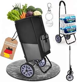 Allyson® Einkaufstrolley klappbar, Einkaufswagen