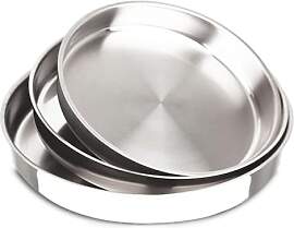 Almina Backofenblech 28/32/36 cm 3er-Set Edelstahl 