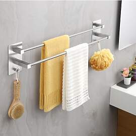 ALOCEO Doppelt Handtuchhalter Selbstklebend 60 cm, 