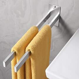 ALOCEO Handtuchhalter Bohren, Edelstahl